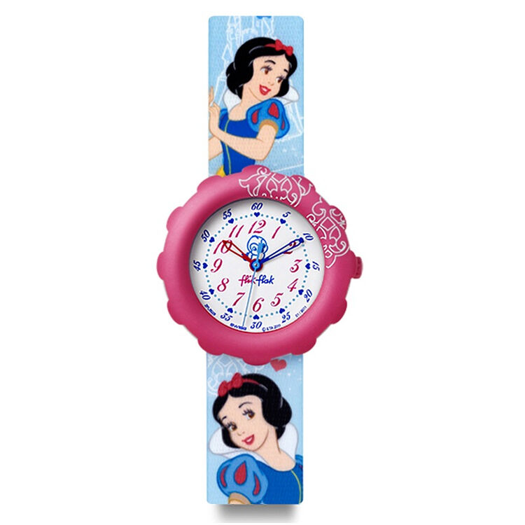 斯沃琪(swatch)手表 飞菲童表系列石英儿童表迪士尼白雪公主zfls028