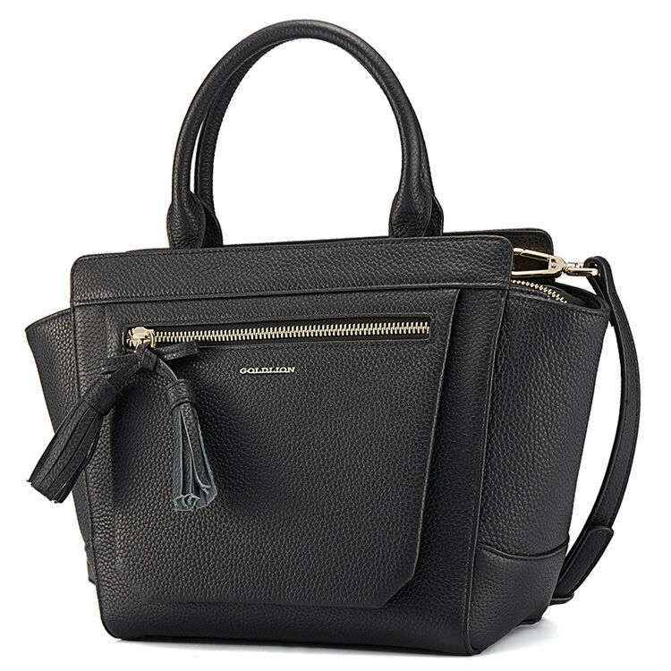 金利来女包 简约百搭牛皮手提包 潮流时尚单肩斜挎包