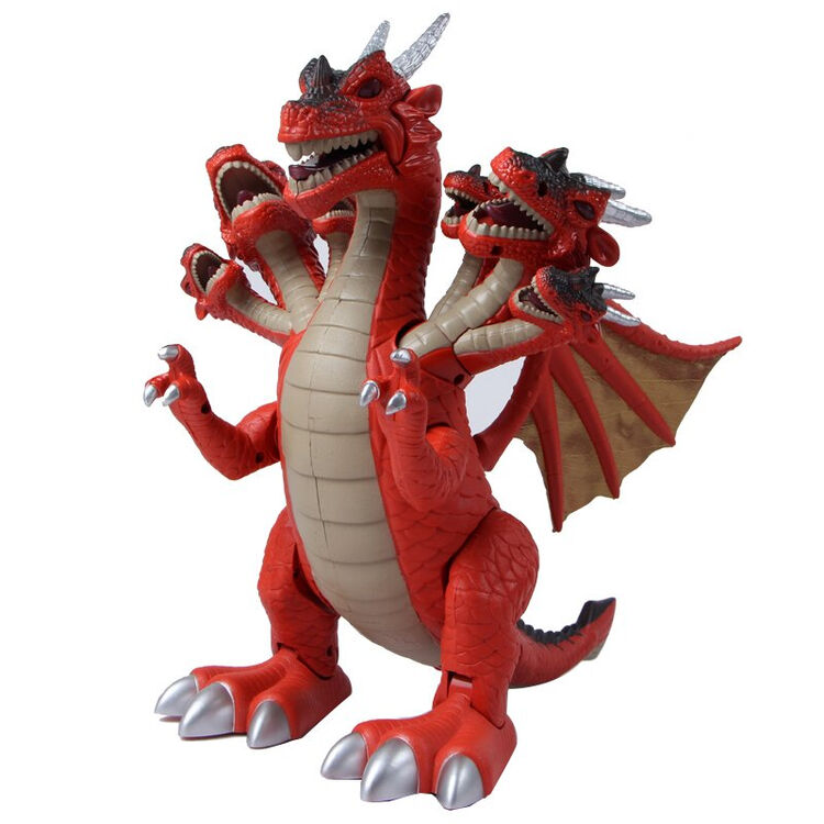 创发模型玩具 恐龙侏罗纪仿真恐龙模型儿童电动益智玩具 电动七头龙