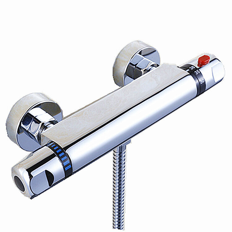 洗澡房浴缸龙头花洒套装 恒温增压太阳能冷热调温混水阀h hj10319