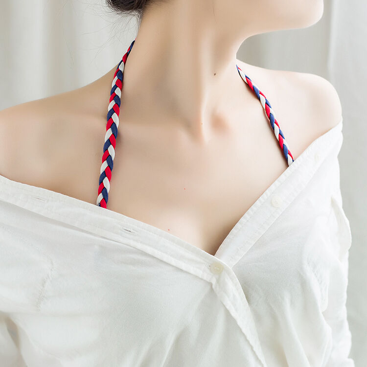 帝赛堡内衣肩带挂脖编织防滑露肩一字领性感美背调整型宽钩文胸带