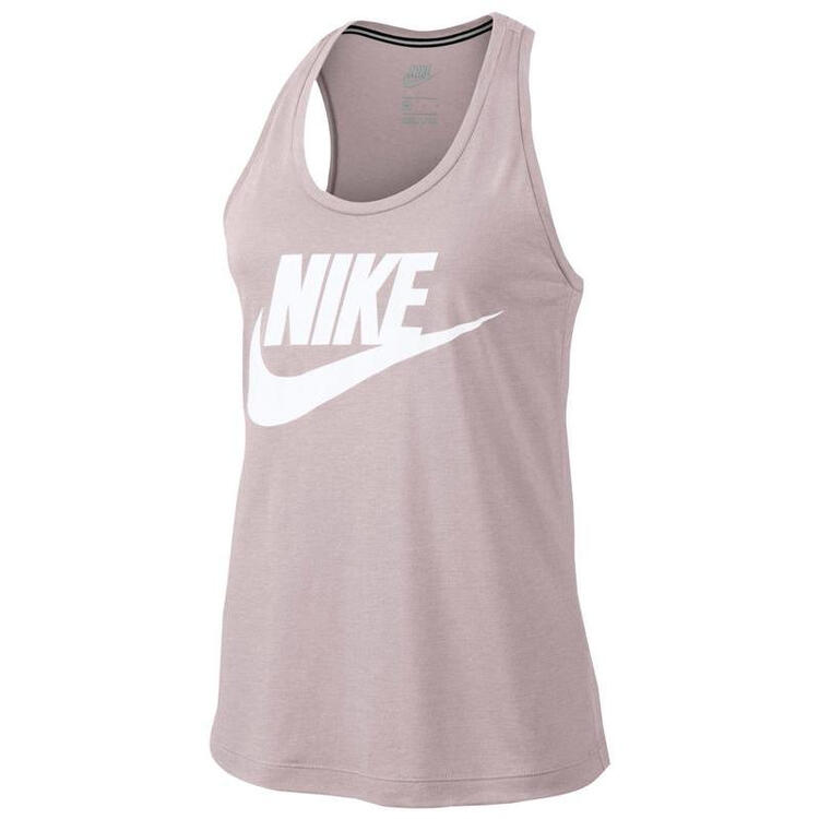 全球购耐克(nike) essential tank - 女款休闲运动背心 barely rose