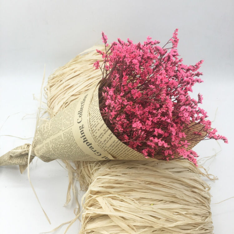 云南干花花束满天星永生花diy勿忘我鲜花批发客厅装饰花插花真花 染