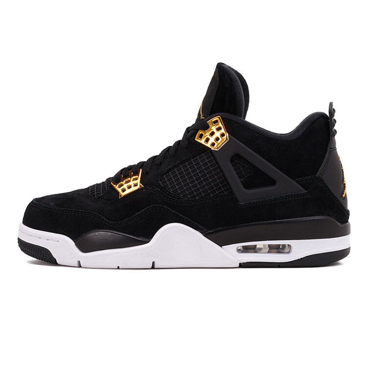 全球购jordan air 4 retro aj4 4代男士运动篮球鞋 【黑色】 42.5/us9