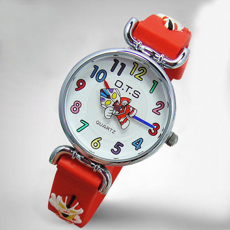 奥迪斯(ots)儿童卡通奥特曼指针手表男童女孩宝宝手表女童动漫表石英