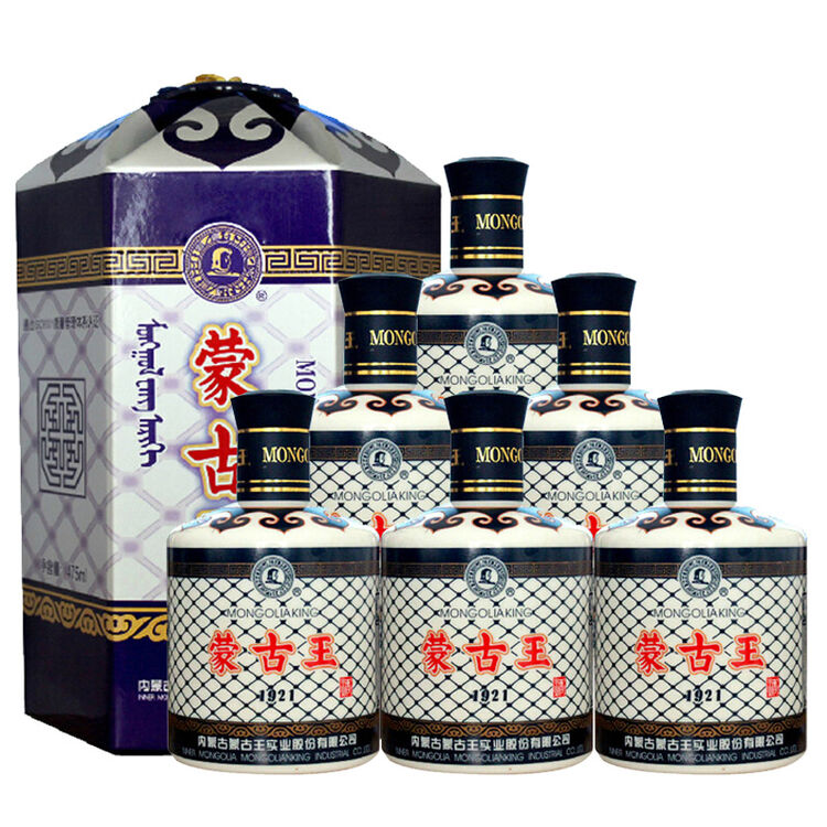 蒙古王 38度蓝色故乡 475ml*6瓶