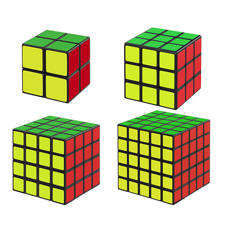 圣手 魔方3阶儿童玩具魔方格四阶五阶魔方比赛用顺滑益智玩具 2,3,4,5