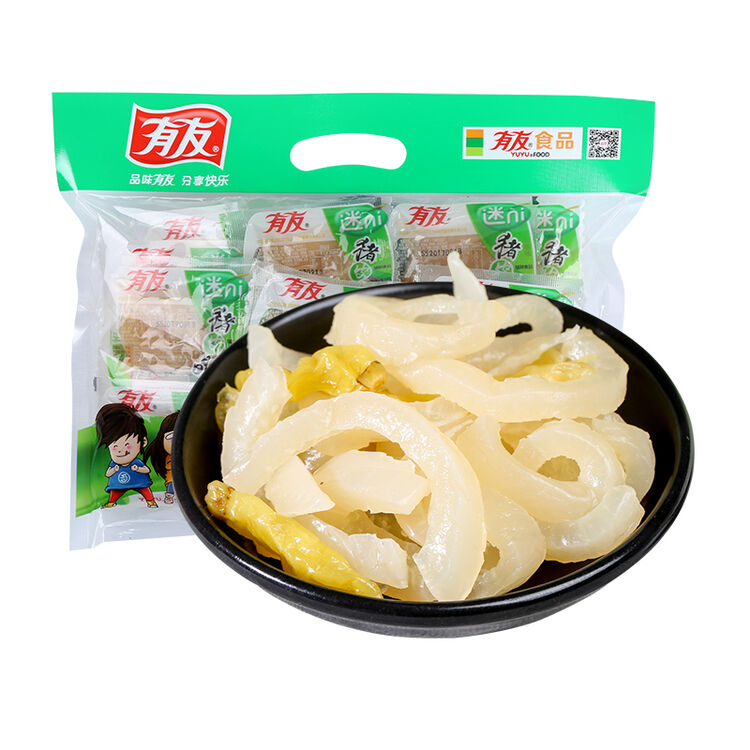 有友 山椒猪皮晶428g散称小包零食重庆特产