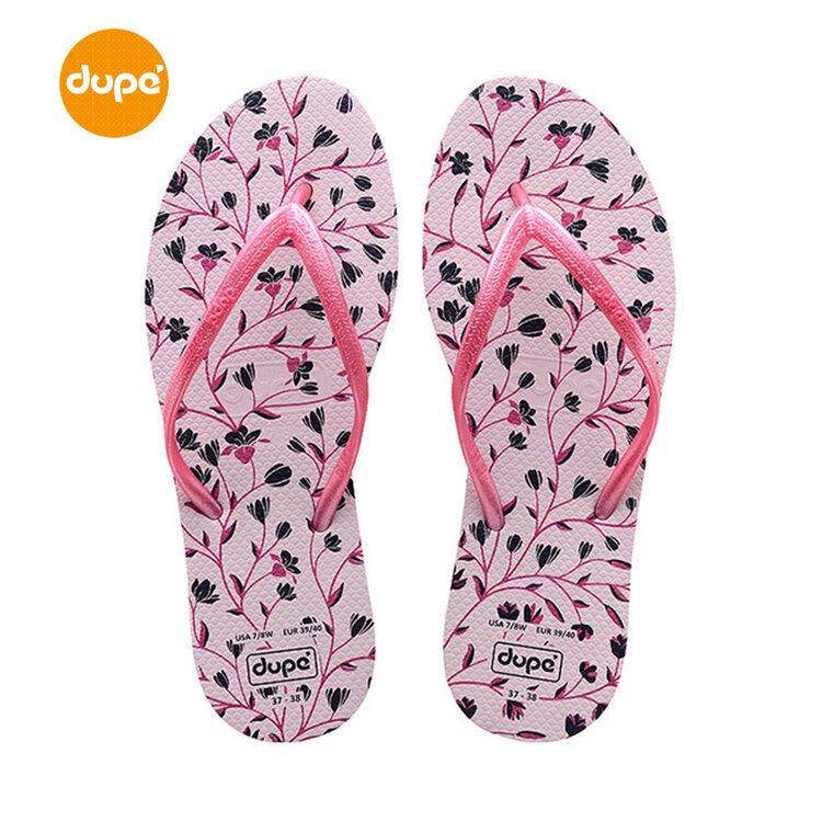 dupe巴西2018新款人字拖女夏橡胶防滑休闲平底沙滩凉拖鞋哈瓦那 黄色