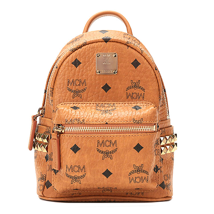 mcm 女士棕色迷你双肩背包 mmk6sve92co001