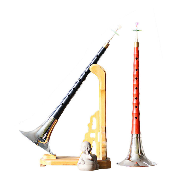 玄鹤 唢呐 乐器初学者 红花梨/黑檀木d调唢呐 送全包配件 锁呐 红花梨