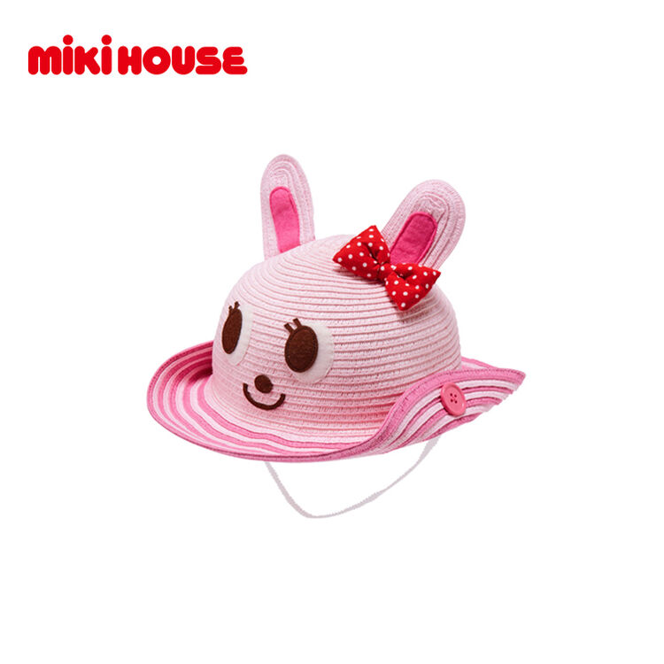 mikihouse超萌卡通头像小凉帽129114978 粉色 ss