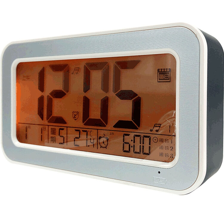 北极星polaris闹钟创意智能电子闹钟多功能夜光静音学生充电小闹钟25