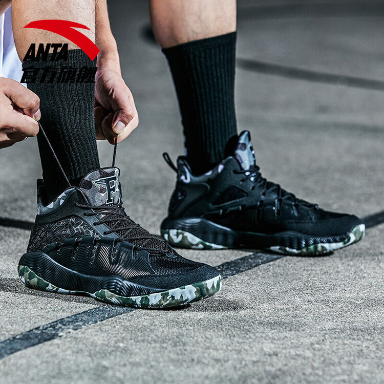 安踏篮球鞋男 kt汤普森训练款 官方旗舰店男鞋 a-shock缓震回弹科技
