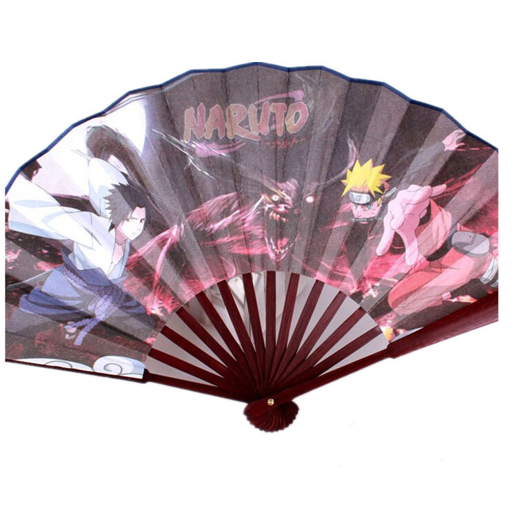 火影忍者系列 木折纸扇 动漫纸扇 折叠扇