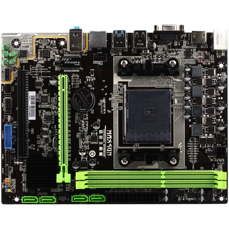 铭瑄(maxsun)ms-a68gl  全固版主板(amd a68h/socket fm2 )