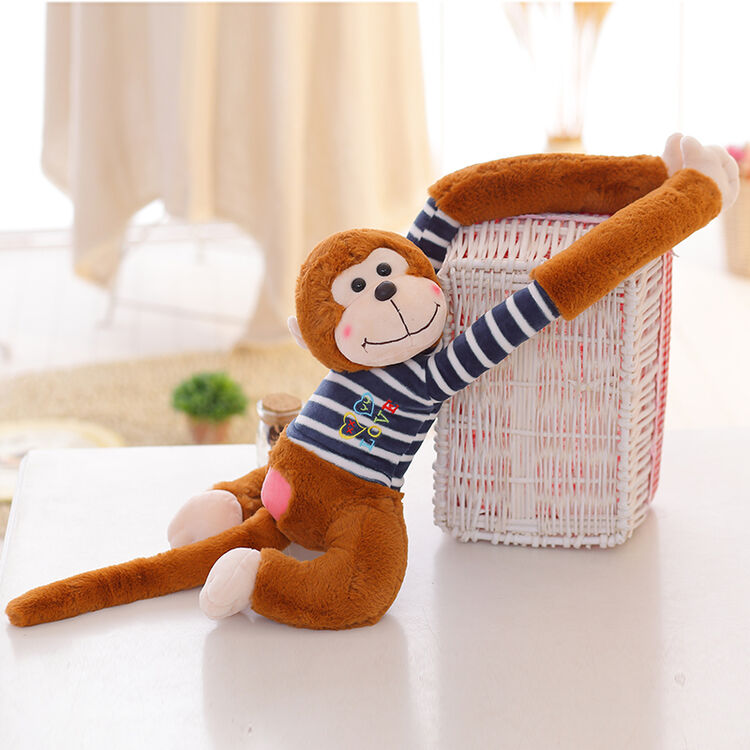 梦缘毛绒玩具公仔嘻哈猴布娃娃大号长臂猴子玩偶新年会礼物送女生