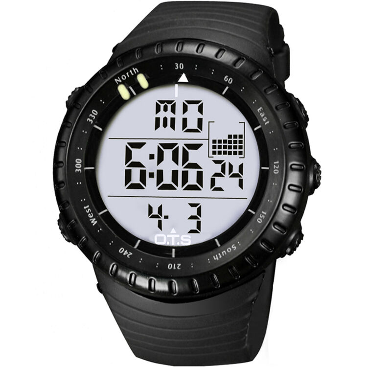 奥迪斯ots运动手表 大表盘防水游泳多功能闹铃表 户外学生电子表 潮流