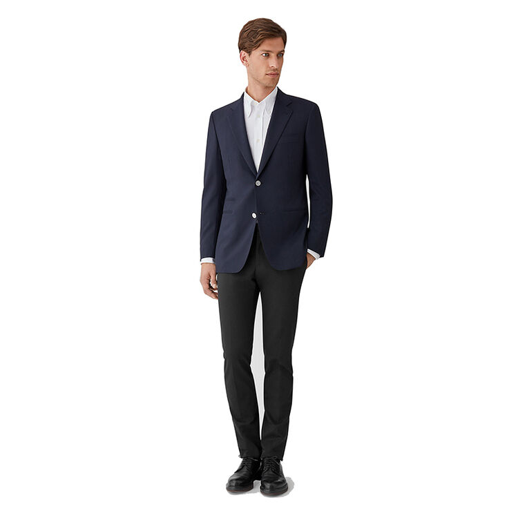 爱马仕(hermes)男士西服 羊毛 后开衩 二粒扣/h040020ha0146