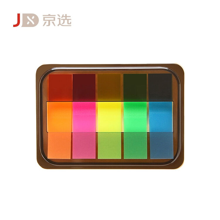 东格 京选 np121荧光指示标签/便签条/便利贴/百事贴 (44*12mm)*5色