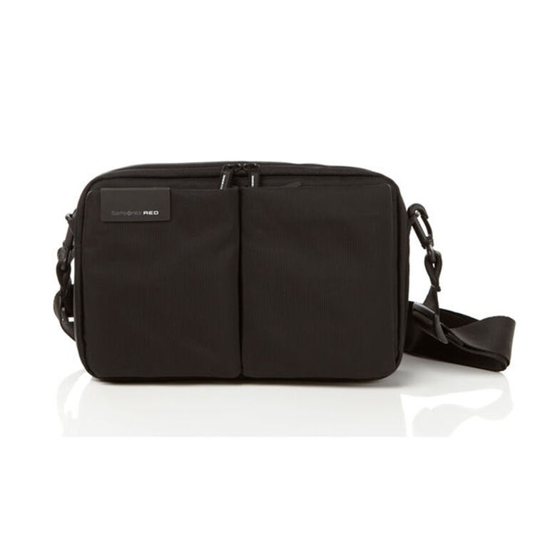 samsonite新秀丽男包胸包腰包单肩包斜挎包 black