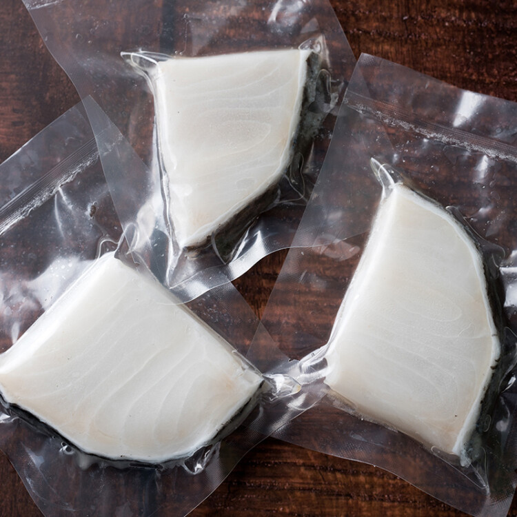 我爱渔冷冻银鳕鱼块250g 独立5小袋装 生鲜鱼类 光明服务菜管家商品 