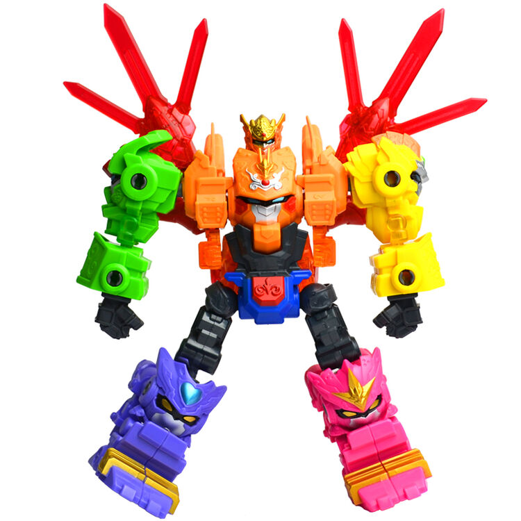 奥迪双钻果宝特攻3果宝战神玩具六合一 可拆卸拼装玩具 果宝战神