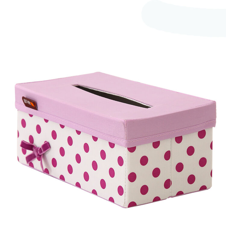 博纳屋bonawu布纸巾盒 圆舞曲布艺纸巾套 葡萄紫