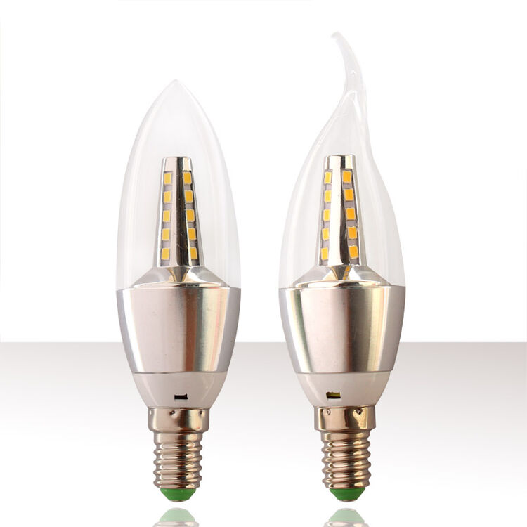 卓熙e14灯泡拉尾泡 led节能灯泡 5w蜡烛泡尖泡烛形灯泡 水晶灯吊灯