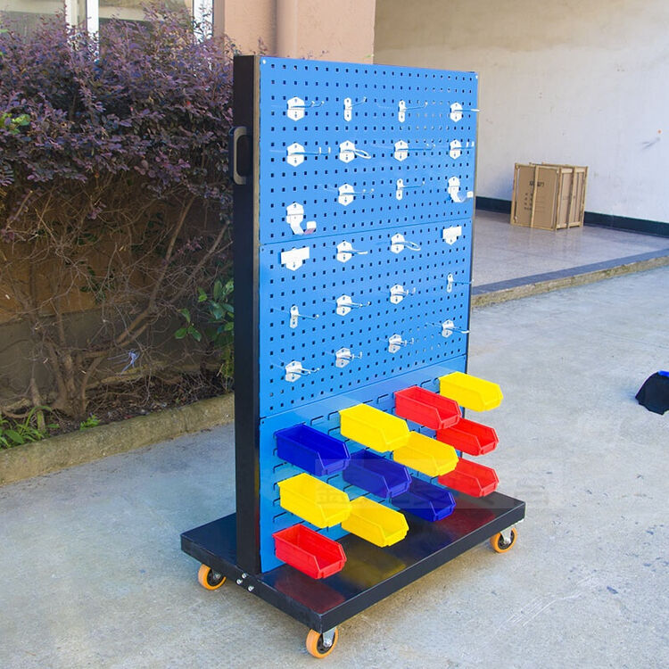 物料架五金工具挂架工具架方孔挂板挂钩架车展示架移动挂架 单面