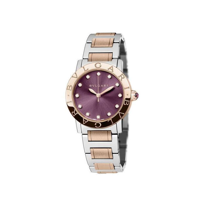 全球购宝格丽(bvlgari) pink diamond dial 女士手表102622