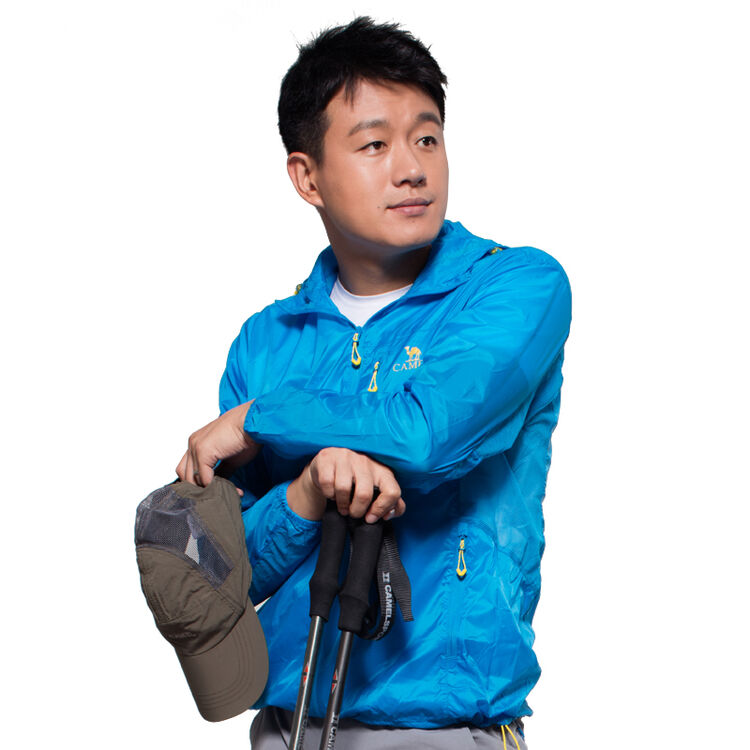 骆驼camel户外皮肤风衣佟大为同款2015春季男女情侣款运动皮肤风衣a5