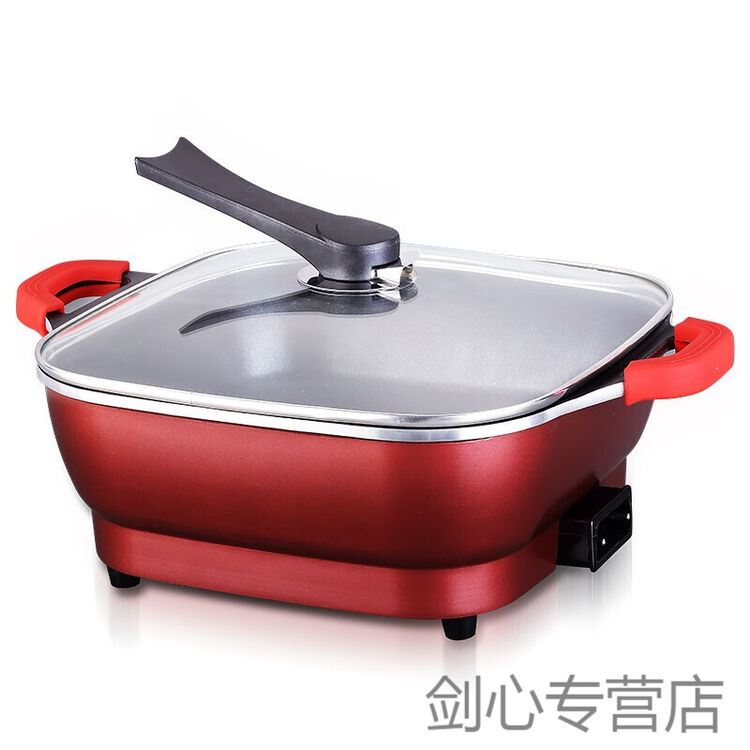 电热锅电火锅电炒锅家用炒菜电锅一体锅大容量多用锅