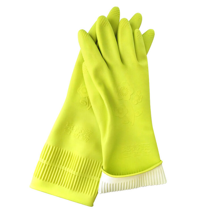 克林莱 天然橡胶手套清洁家务洗碗劳保防水手套洗衣服家务手套 cr-9