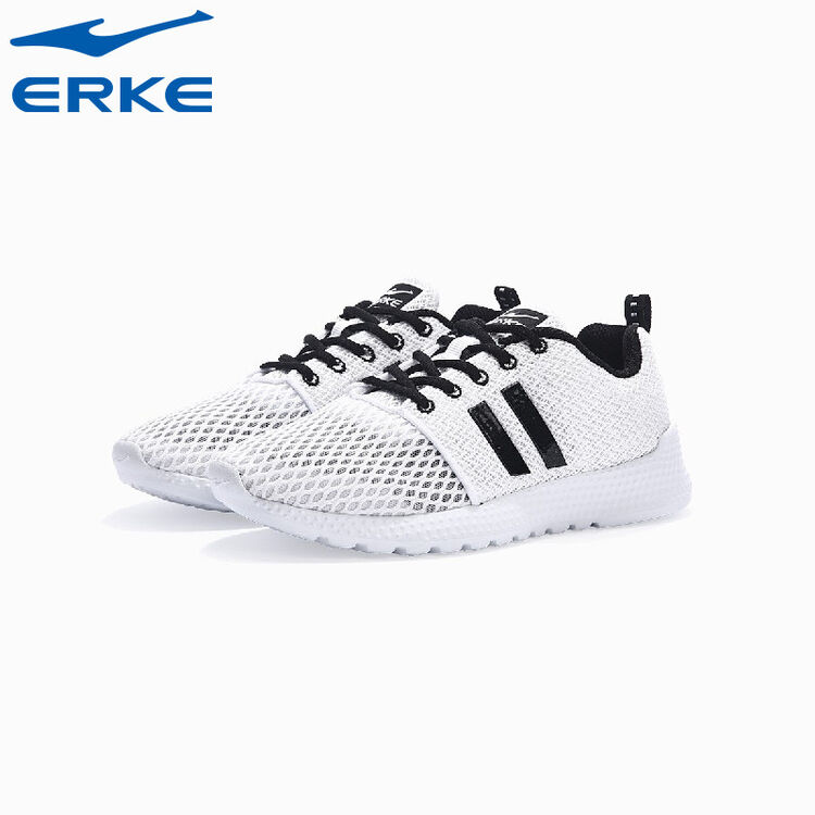 鸿星尔克erke 潮流百搭 女款慢跑鞋 慢跑系列 正白 39
