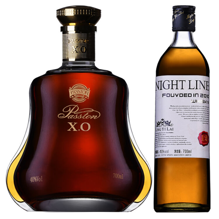 法国原酒进口洋酒派斯顿xo白兰地金葫芦烈酒洋酒700ml