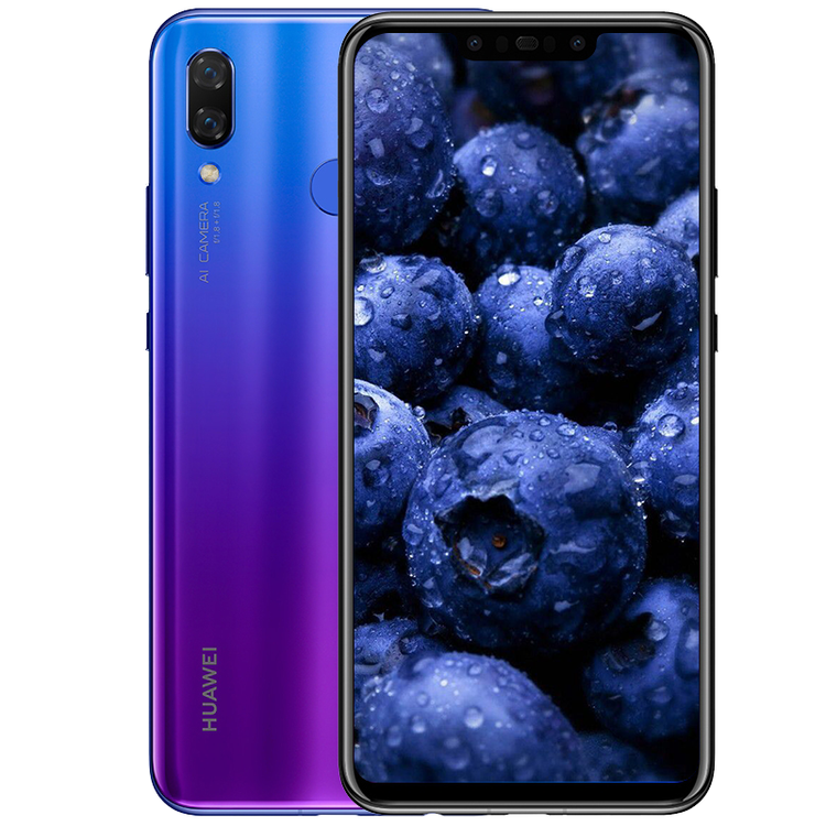 华为(huawei) nova3 手机 新品上市 蓝楹紫全网通6gb 128gb 蓝楹紫 6g