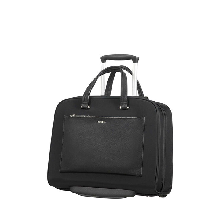 samsonite新秀丽拉杆包女包商务出差手提电脑包15.6英寸行李包 black