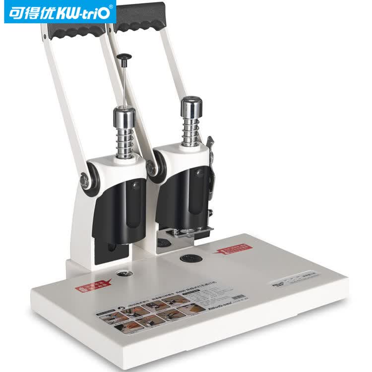 可得优(kw-trio) r400热熔式铆管装订机财务凭证打孔机会计档案铆管