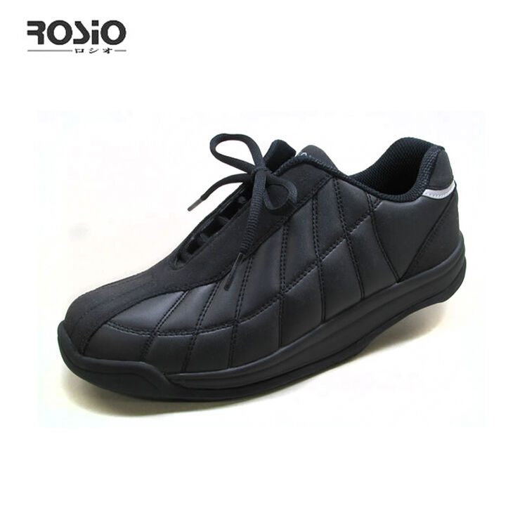 rosio日本品牌没后跟的健康鞋 运动鞋rkk-02 男女同款 黑色 日本码22.