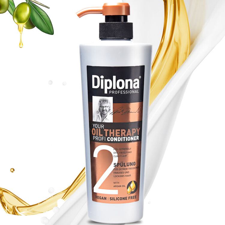 洁喜诺(diplona)摩洛哥坚果精油护发素 600ml(润发乳精华素滋养干枯