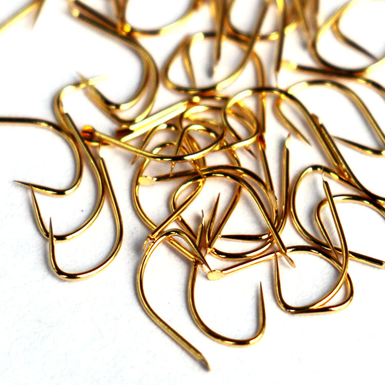 博悦 金鲫鱼钩 无倒刺金色鲫鱼钓钩 金鲫 垂钓用品渔钩 渔具配件钓鱼