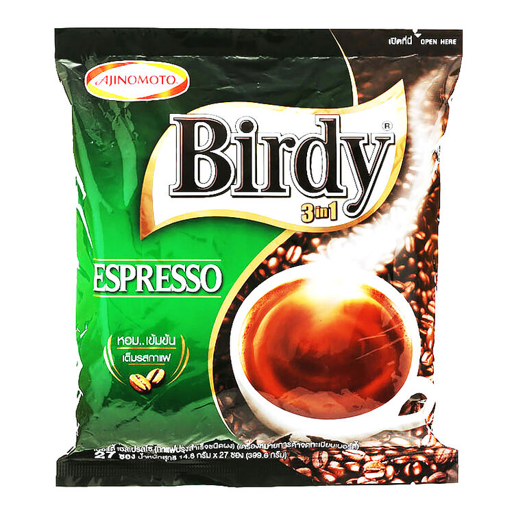 泰国birdy 百帝咖啡三合一速溶咖啡 27条装 意式浓缩咖啡速溶咖啡粉