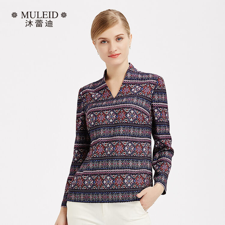 沐蕾迪大码女装 套头衫 紫色 44码/xl(165/96)