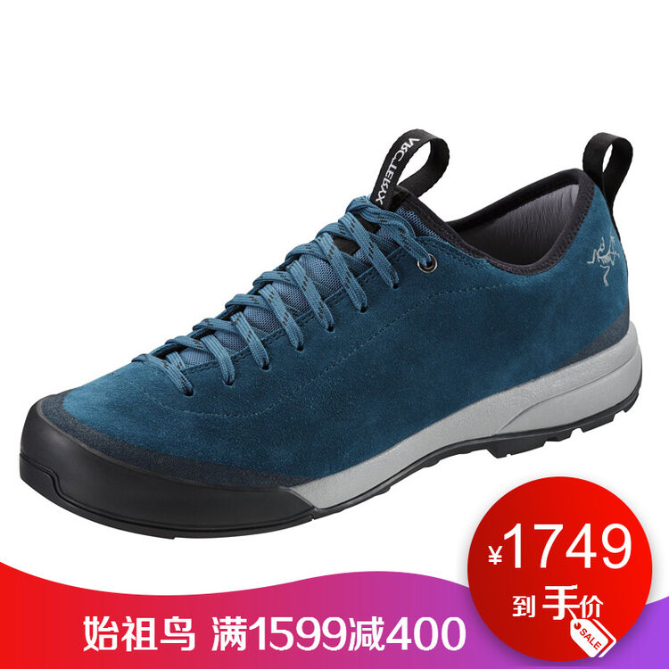 arcteryx始祖鸟皮质攀登徒步鞋男 acrux sl leather approach 蓝色