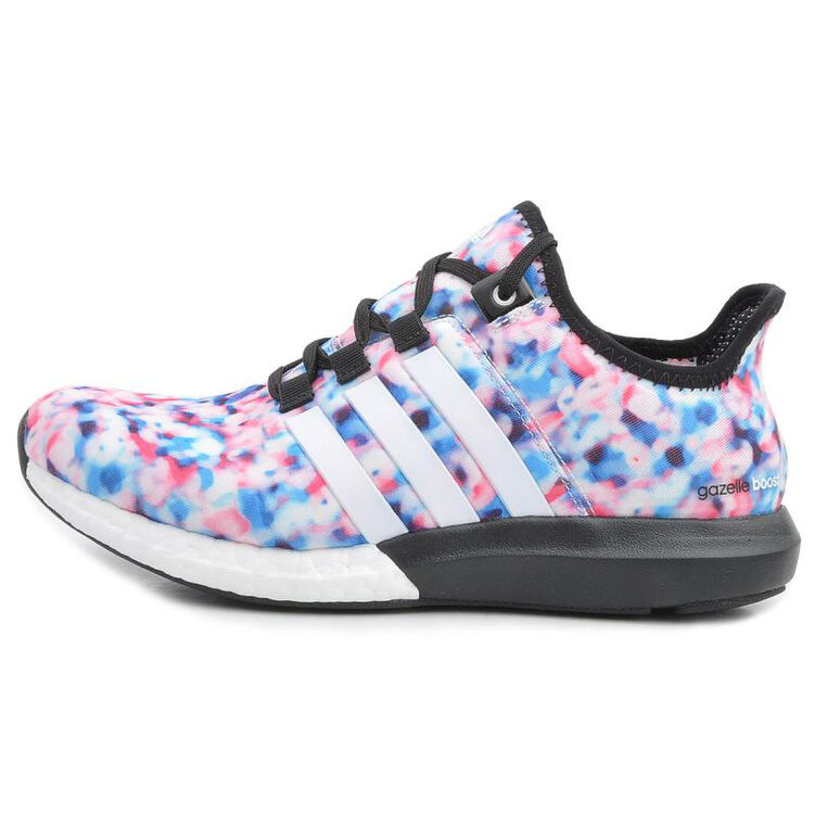阿迪adidas gazelle boost w 蓝红波点 清风休闲运动跑鞋 b40733 b40