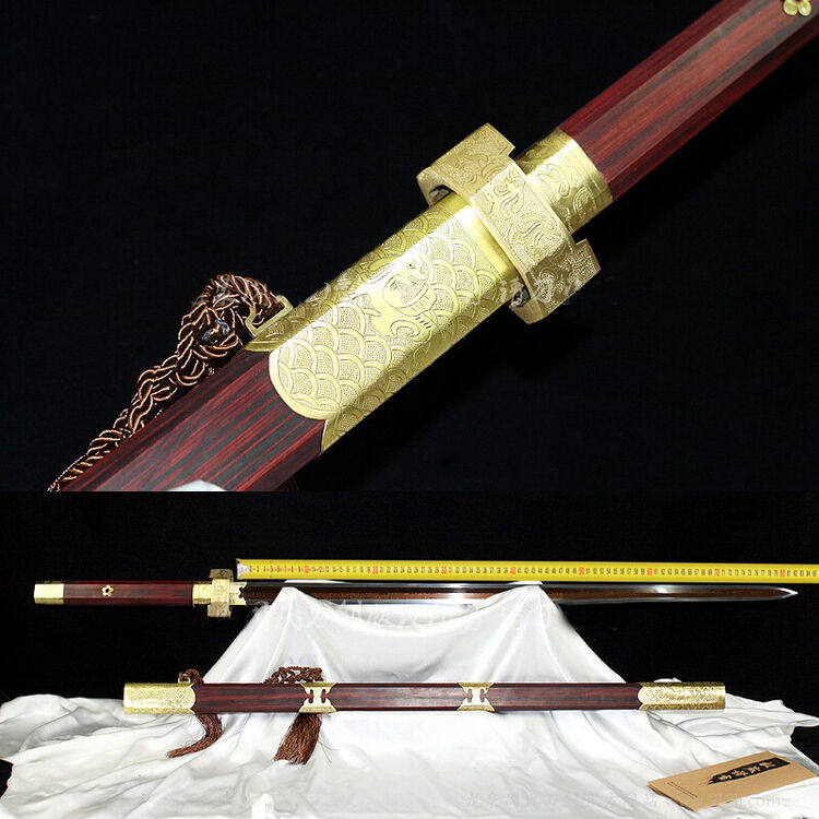 折叠百炼八面干将剑 龙泉周氏宝剑汉剑短剑唐剑镇宅防身冷兵器收藏