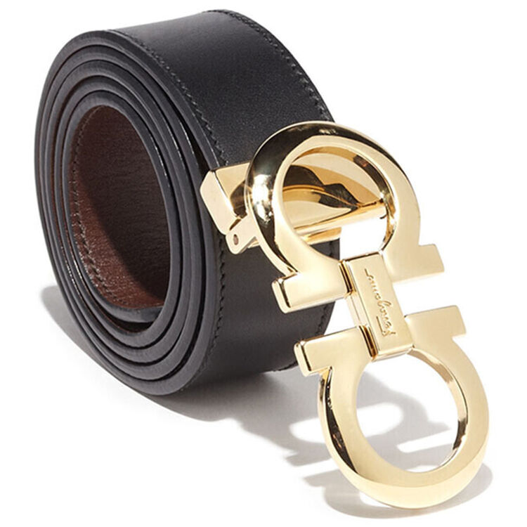 ferragamo菲拉格慕皮带奢侈品男士板扣双面可裁剪腰带 3.