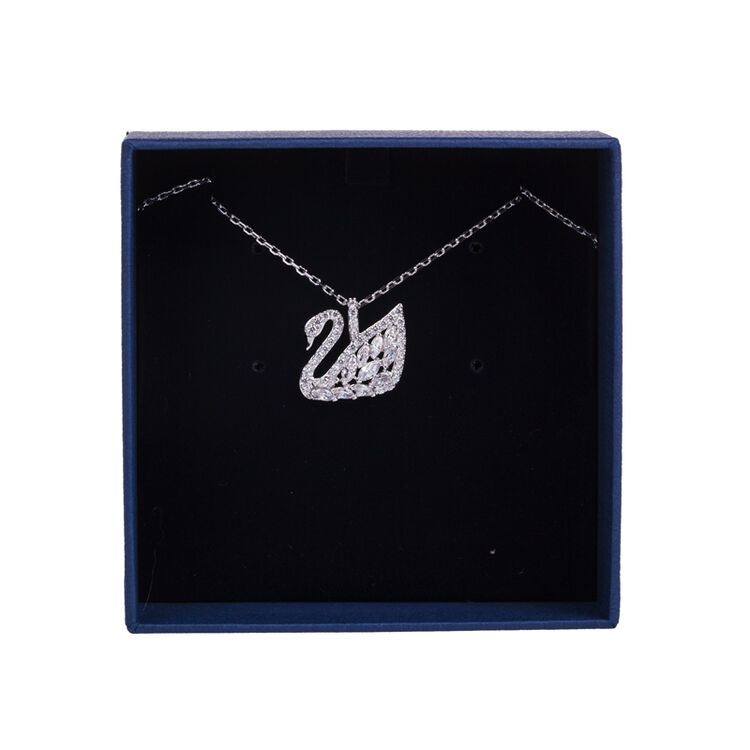 swarovski 施华洛世奇项链 女士银天鹅水晶项链锁骨链 银色5007735 白