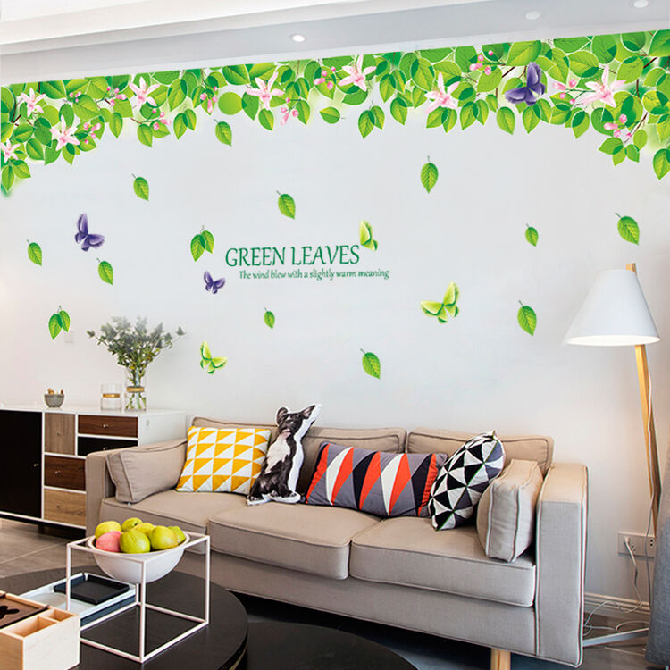 小清新自粘墙贴画温馨卧室背景沙发电视墙面装饰可移除墙壁贴纸